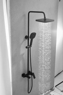 Душевая стойка Shevanik S9736H чёрный